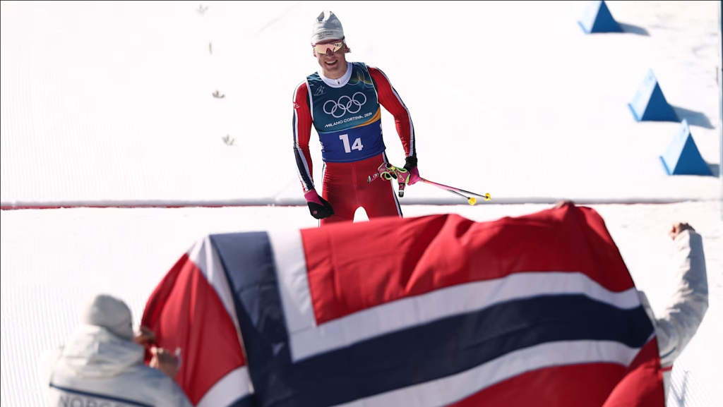 Девятое золото Клебо — норвежец установил рекорд в эстафете на Играх-2026