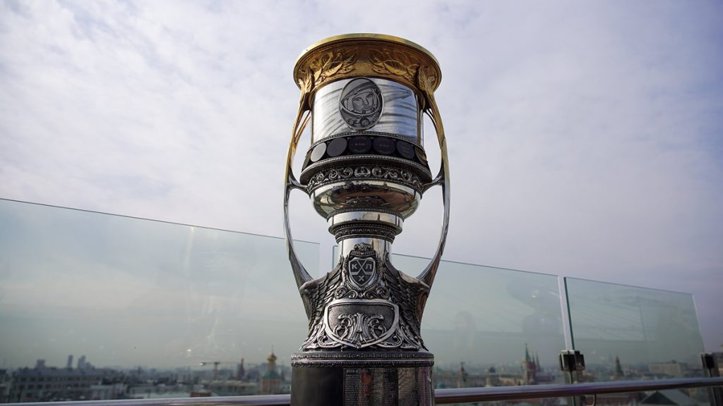 Прибытие Кубка Гагарина в ЦДМ на Лубянке