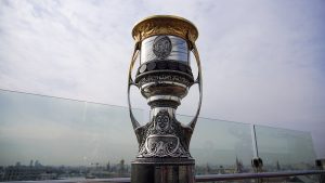 Прибытие Кубка Гагарина в ЦДМ на Лубянке